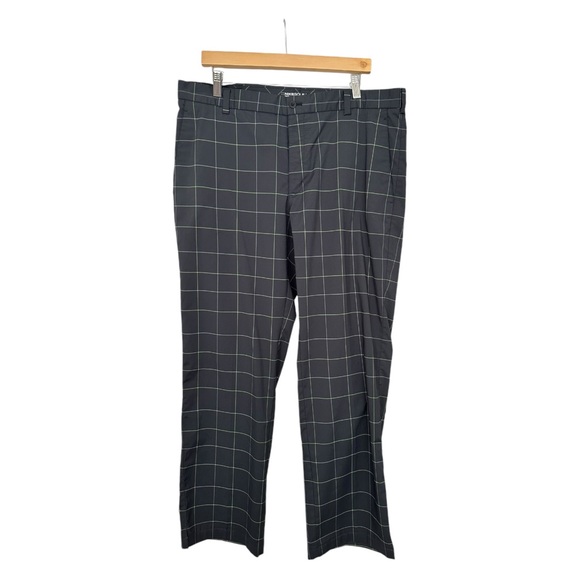 Nike Golf Tour Performance Pants Dri-Fit Windowpane Check Navy Size 36x32 Large - Picture 10 of 10